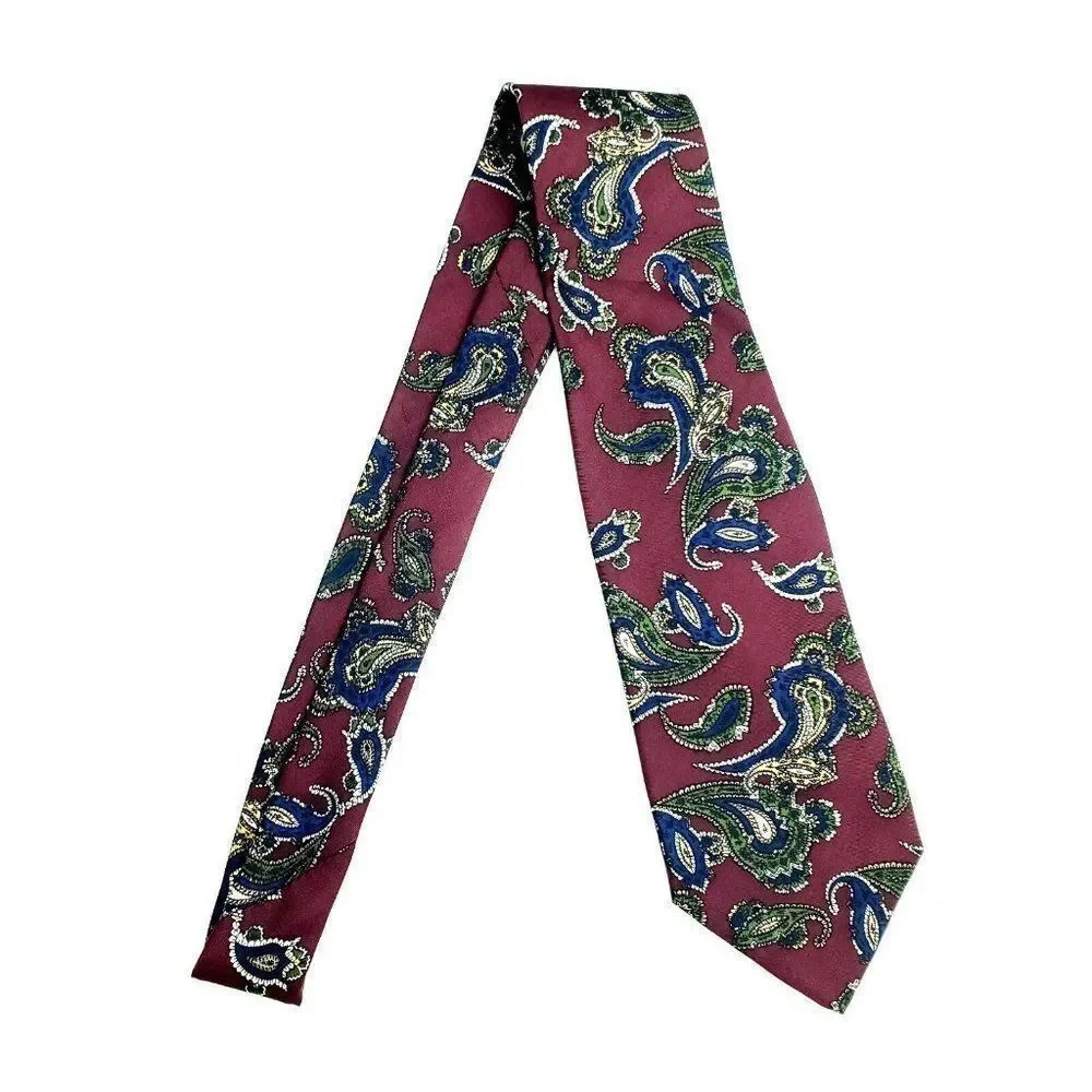 Robert Talbott Silk Tie‎ Purple Print Paisley Class